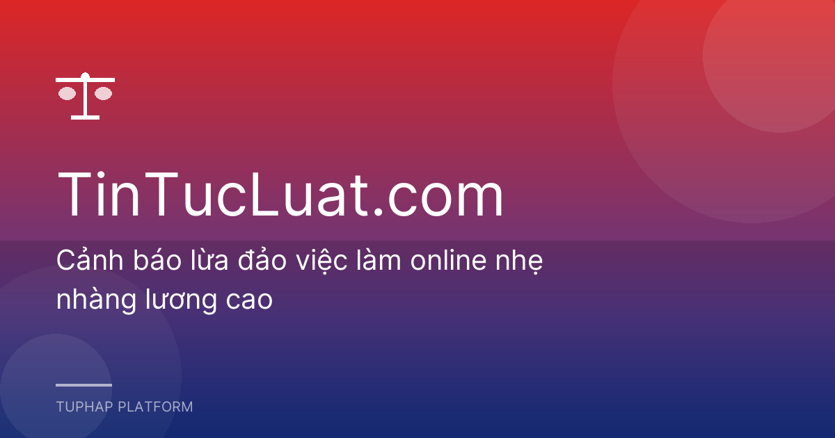 Cảnh báo lừa đảo việc làm online nhẹ nhàng lương cao